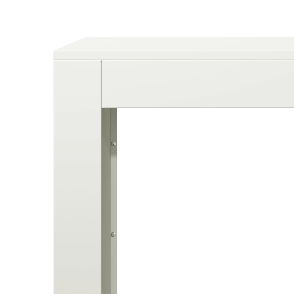 Brændestativ Hvid 100x40x100 cm Stål