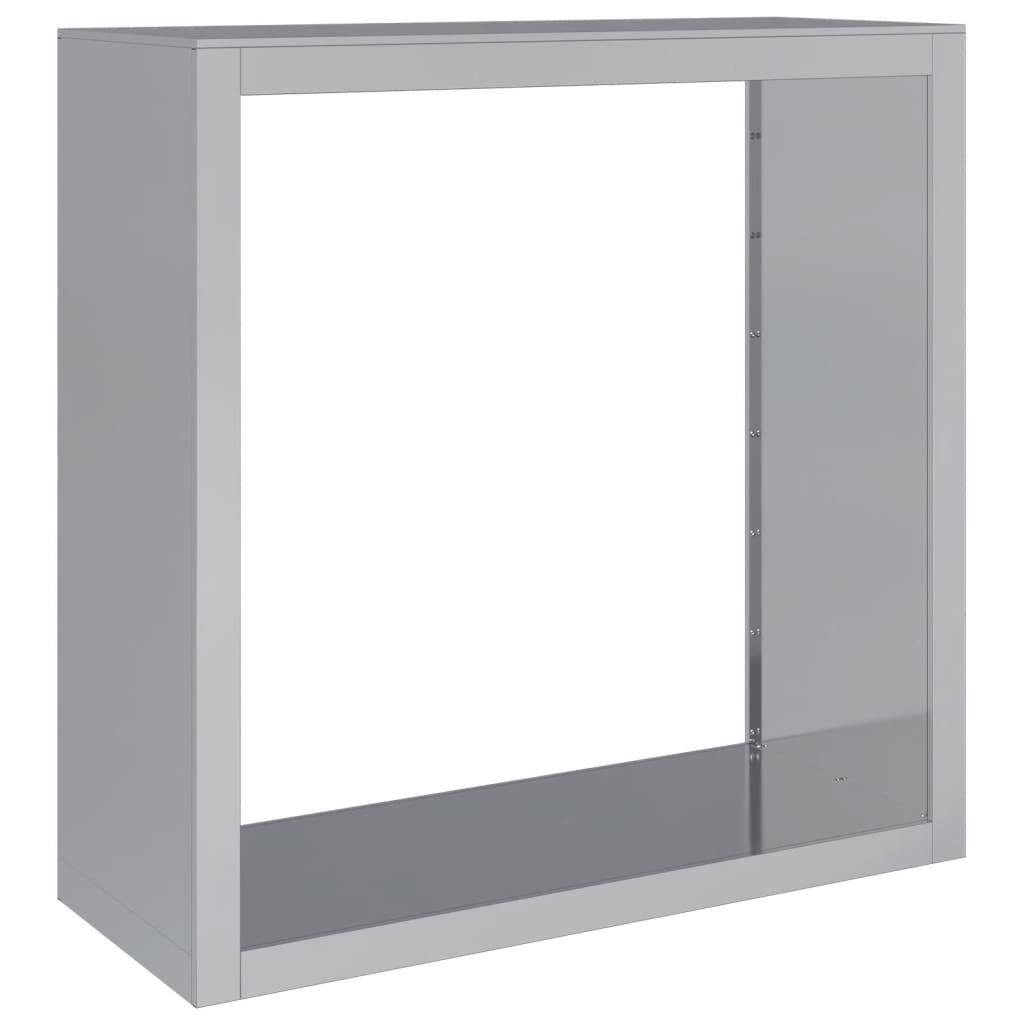 Brændestativ 100x40x100 cm Galvaniseret stål
