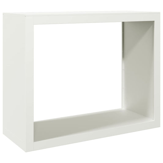Brændestativ Hvid 100x40x80 cm Stål