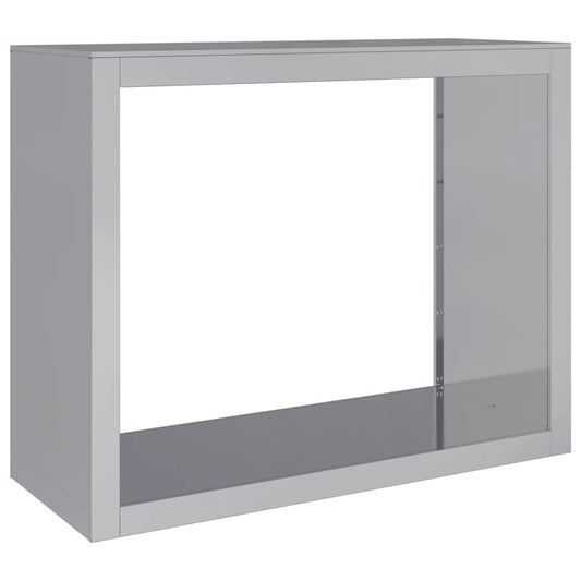 Brændestativ 100x40x80 cm Galvaniseret stål