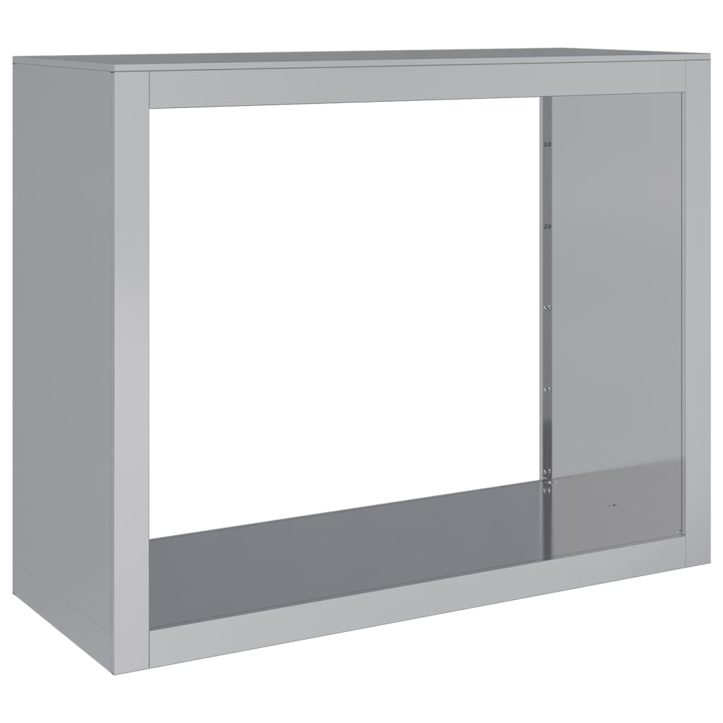 Brændestativ 100x40x80 cm Galvaniseret stål