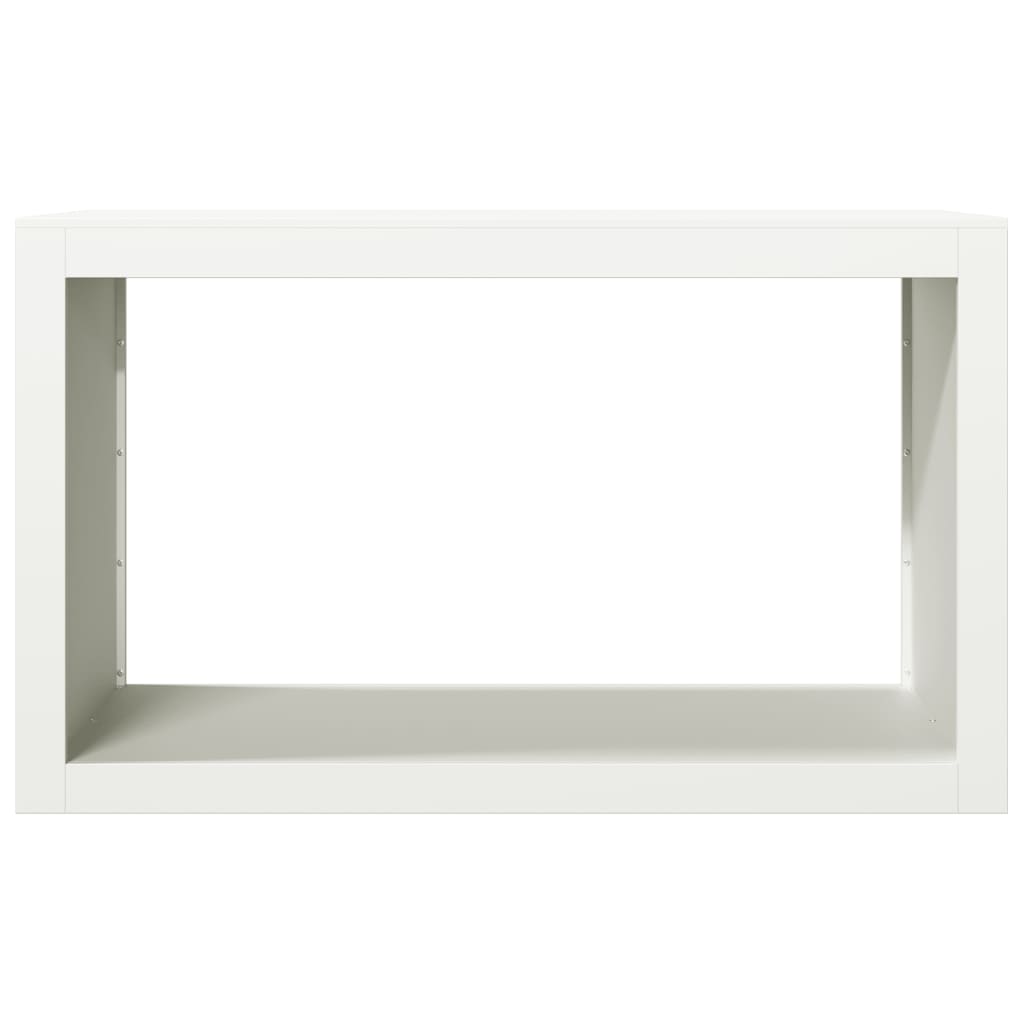 Brændestativ Hvid 100x40x60 cm Stål