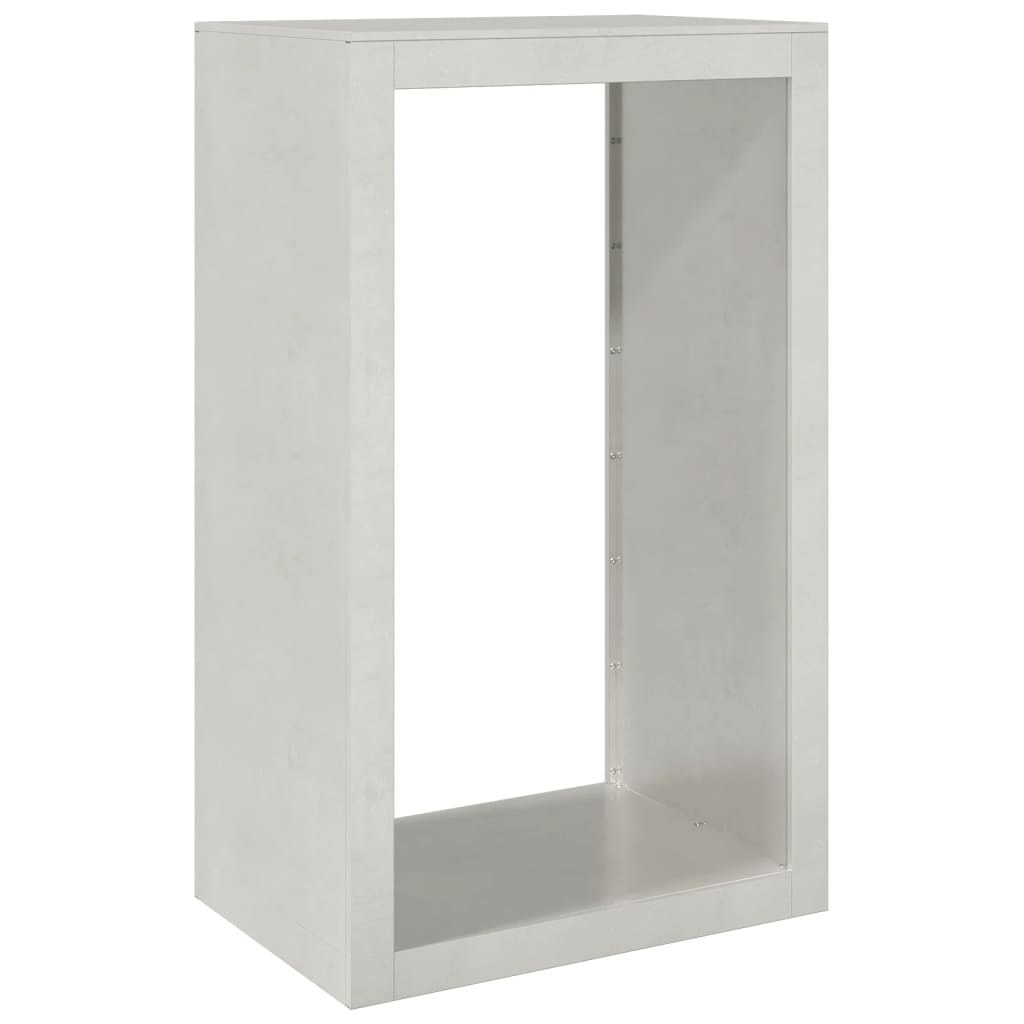 Brændestativ 60x40x100 cm rustfrit stål