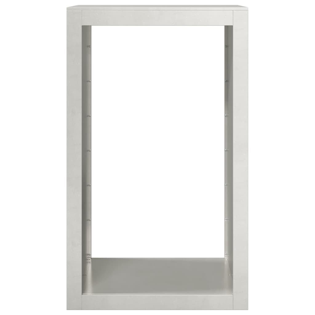 Brændestativ 60x40x100 cm rustfrit stål