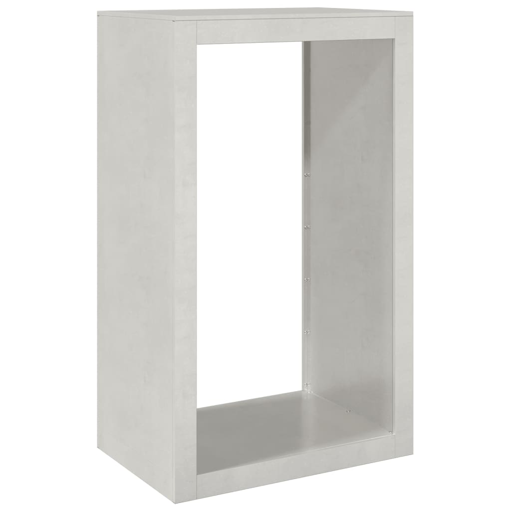 Brændestativ 60x40x100 cm rustfrit stål