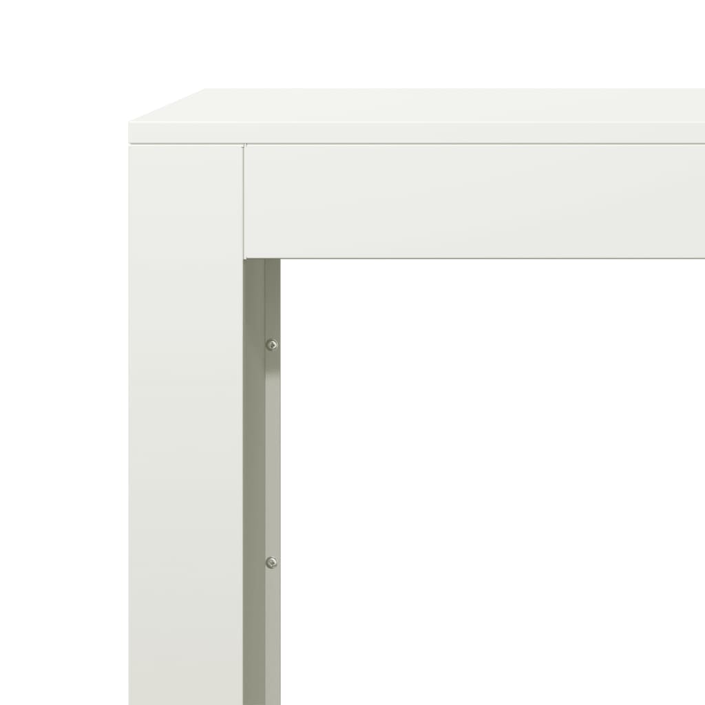 Brændestativ Hvid 60x40x80 cm Stål