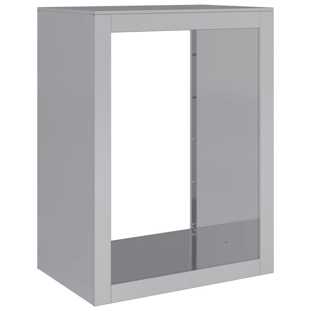 Brændestativ 60x40x80 cm Galvaniseret stål