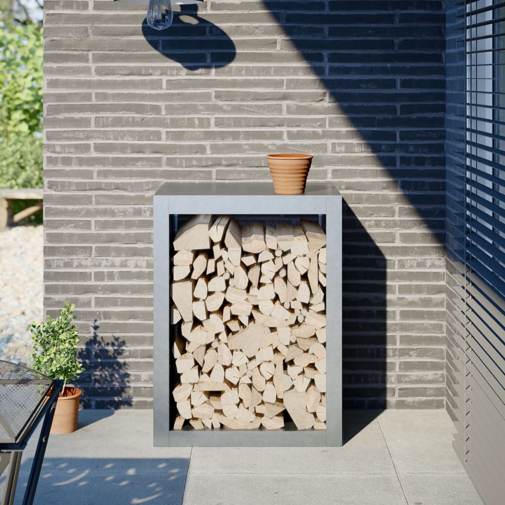 Brændestativ 60x40x80 cm Galvaniseret stål
