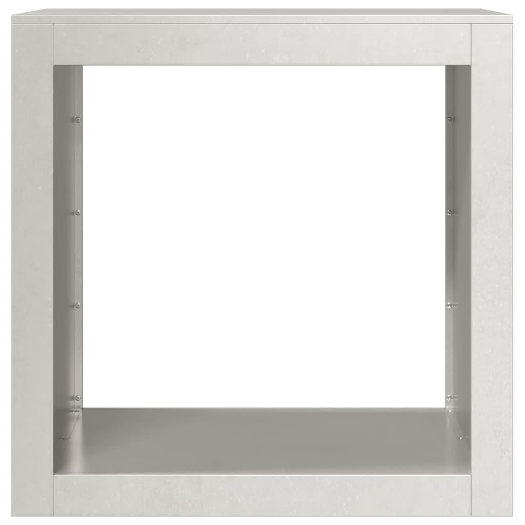 Brændestativ 60x40x60 cm rustfrit stål