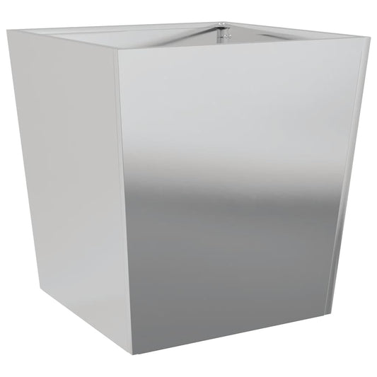 Pflanzkübel 50x50x50 cm Verzinkter Stahl
