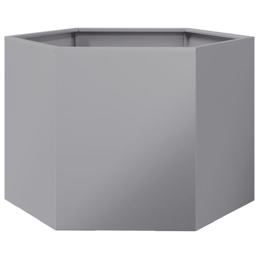 Pflanzkübel Sechseckig 69x60x45 Verzinkter Stahl