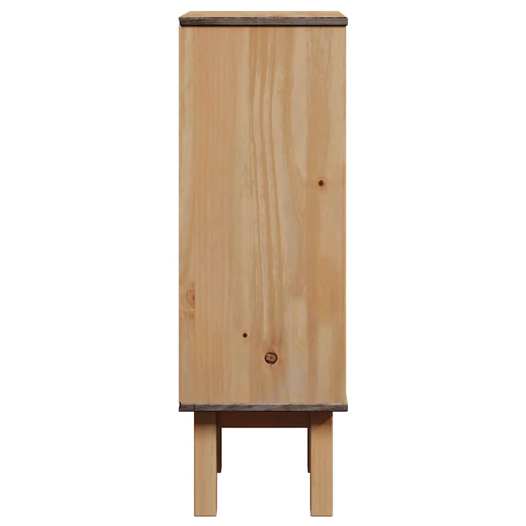 Badeværelsesskab OTTA 35x30x90 cm massiv fyrretræ