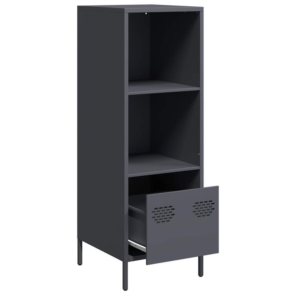Highboard antracit 35x39x103,5 cm Stål