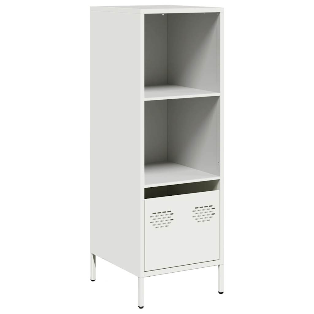 Highboard Hvid 35x39x103,5 cm Stål