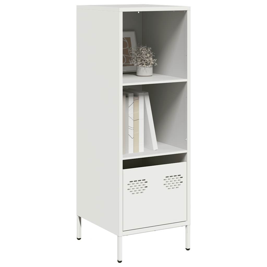 Highboard Hvid 35x39x103,5 cm Stål