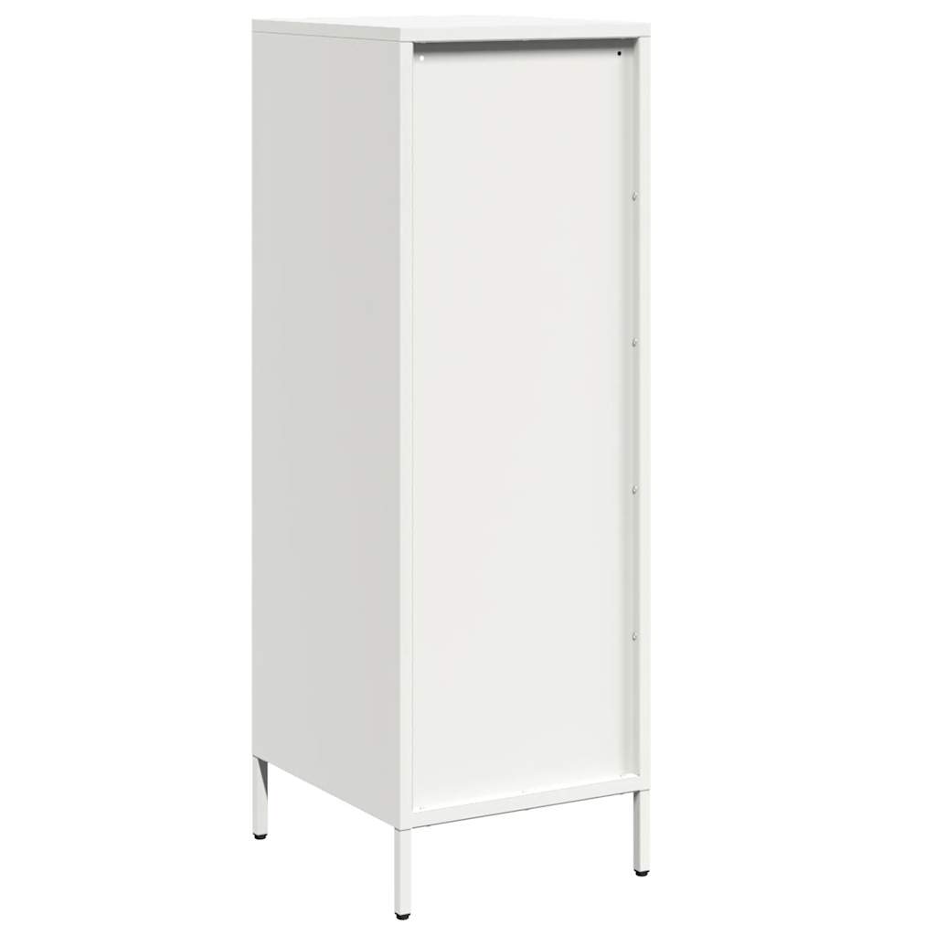 Highboard Hvid 39x35x103,5 cm Stål