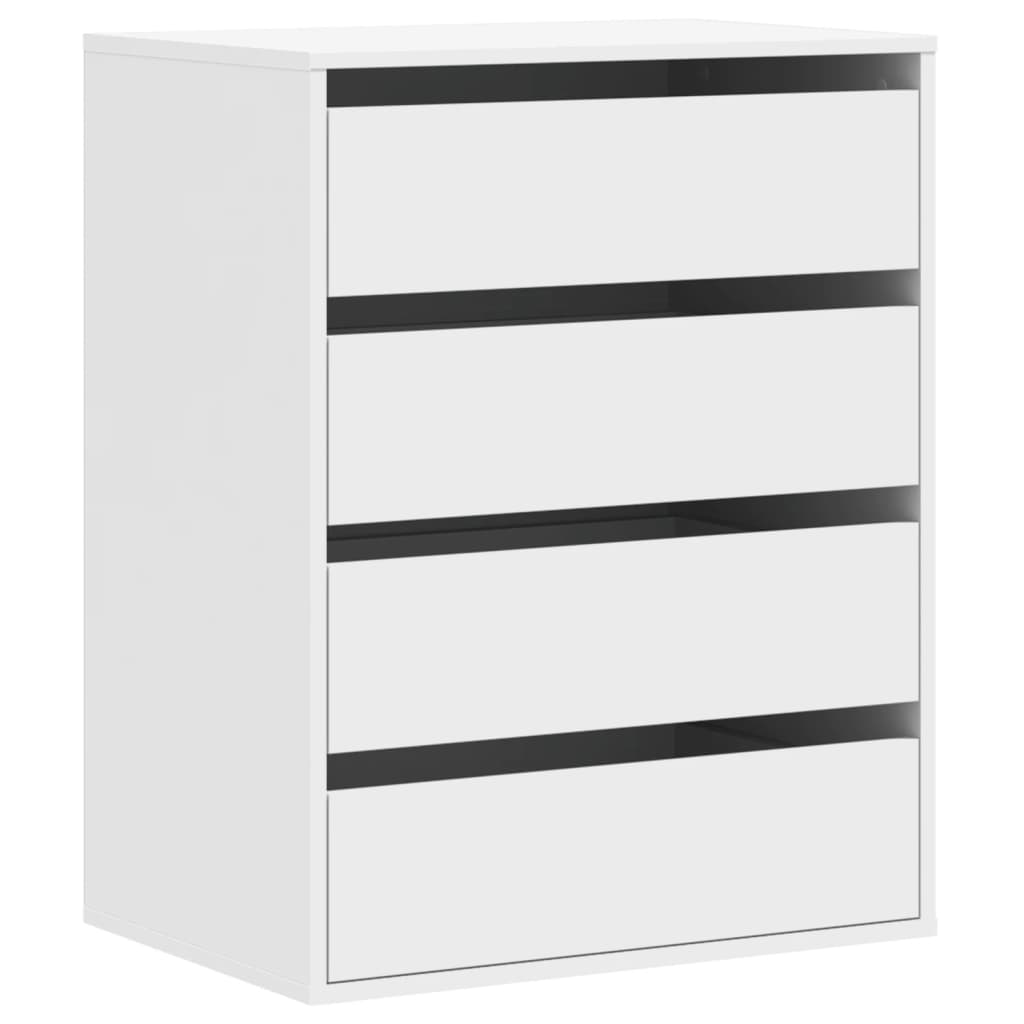 Kommode Hvid 60x41x76 cm Træmateriale