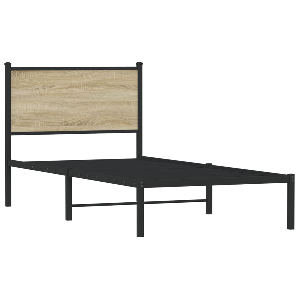Metalseng uden madras Sonoma eg 80x200 cm