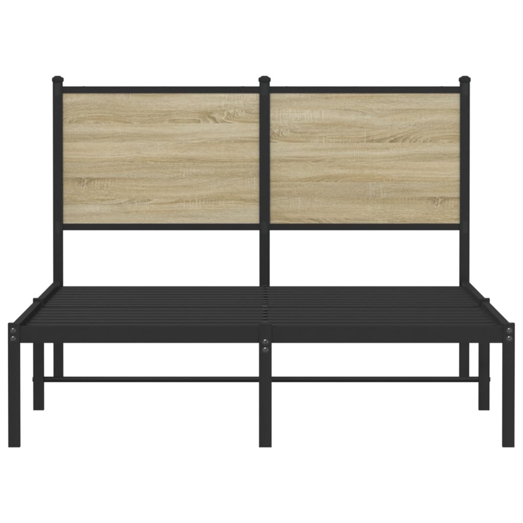 Metalseng uden madras Sonoma eg 120x190 cm