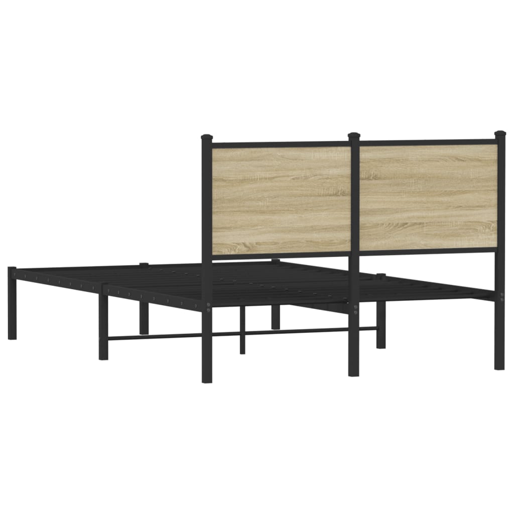 Metalseng uden madras Sonoma eg 120x190 cm