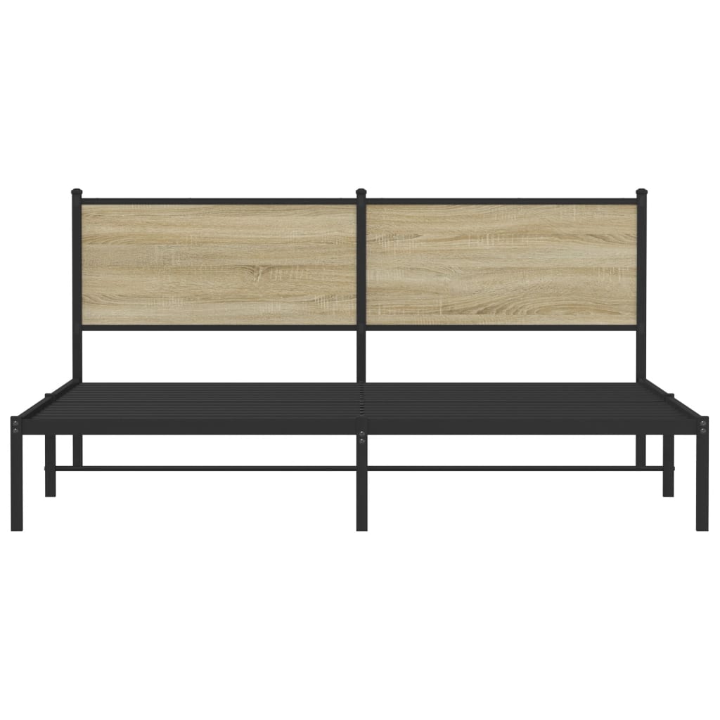Metalseng uden madras Sonoma eg 183x213 cm