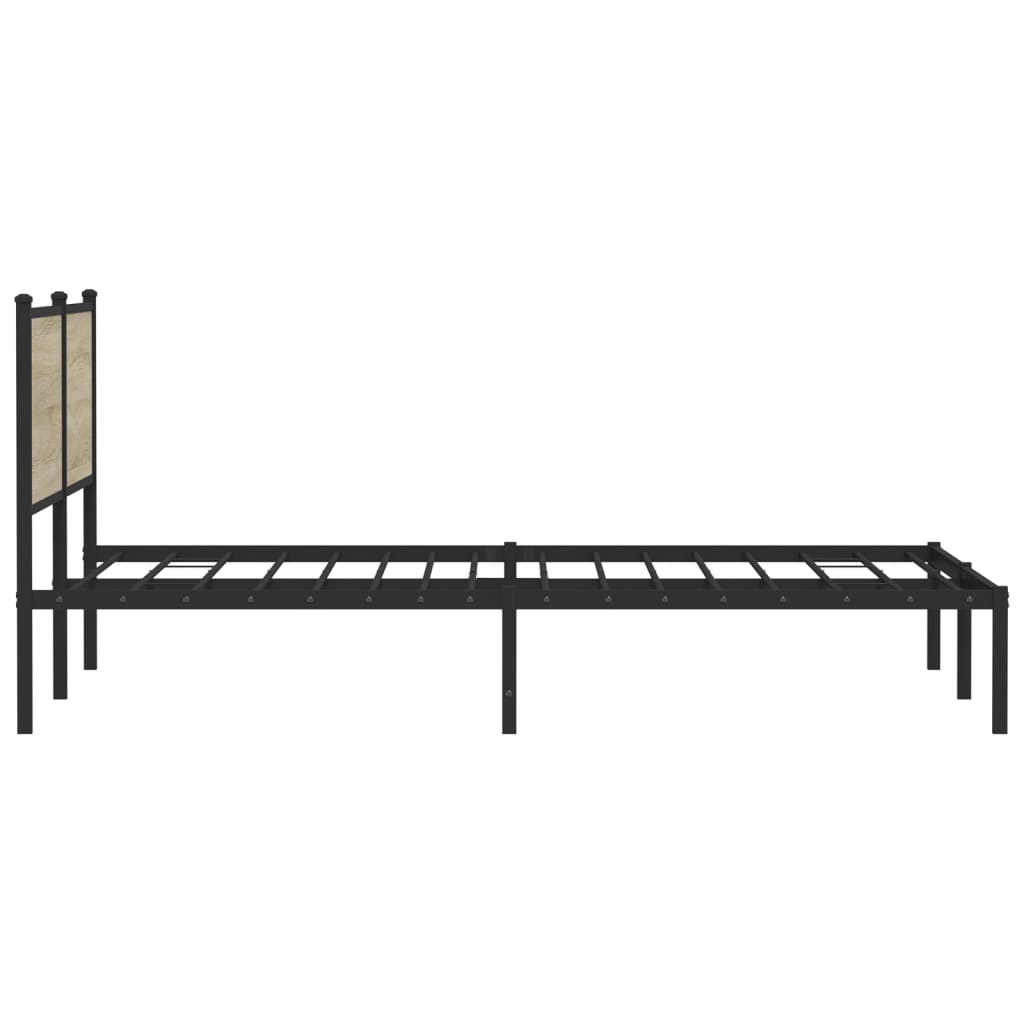 Metalseng uden madras Sonoma eg 183x213 cm