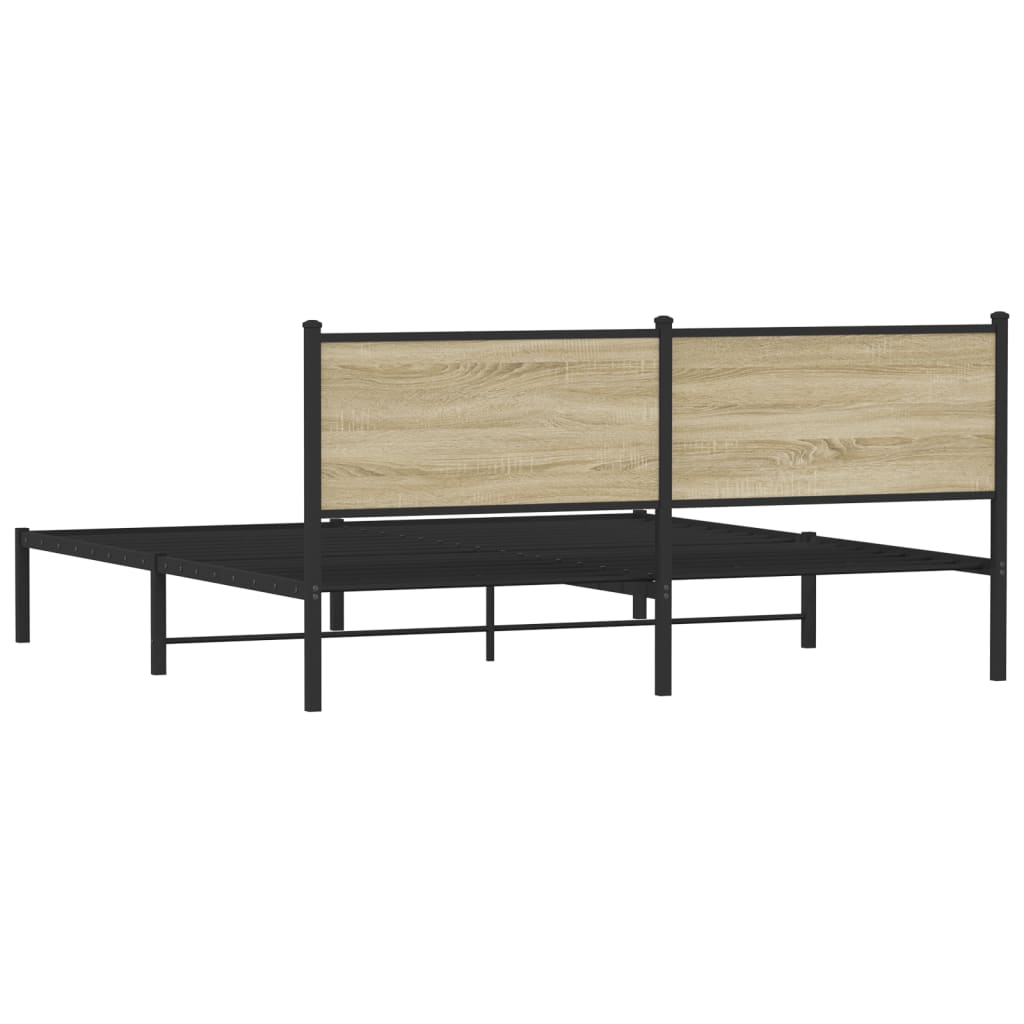 Metalseng uden madras Sonoma eg 183x213 cm