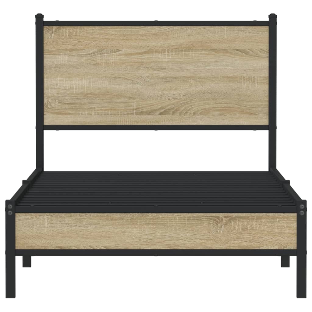 Metalseng uden madras Sonoma eg 80x200 cm