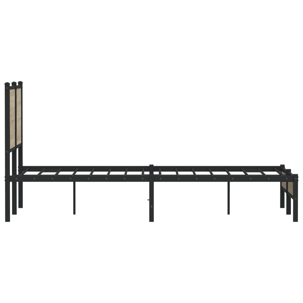 Metalseng uden madras Sonoma eg 120x200 cm