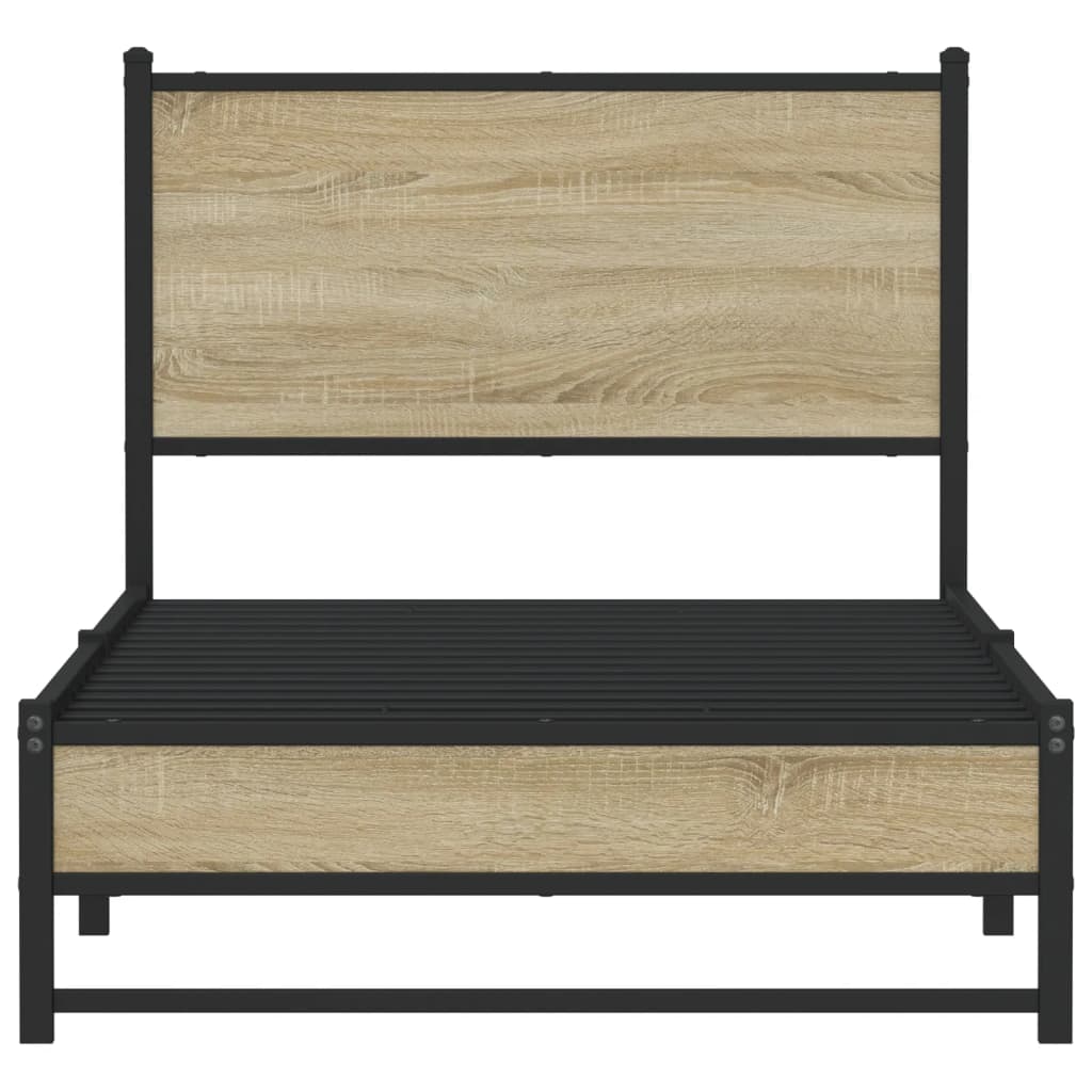 Metalseng uden madras Sonoma eg 75x190 cm