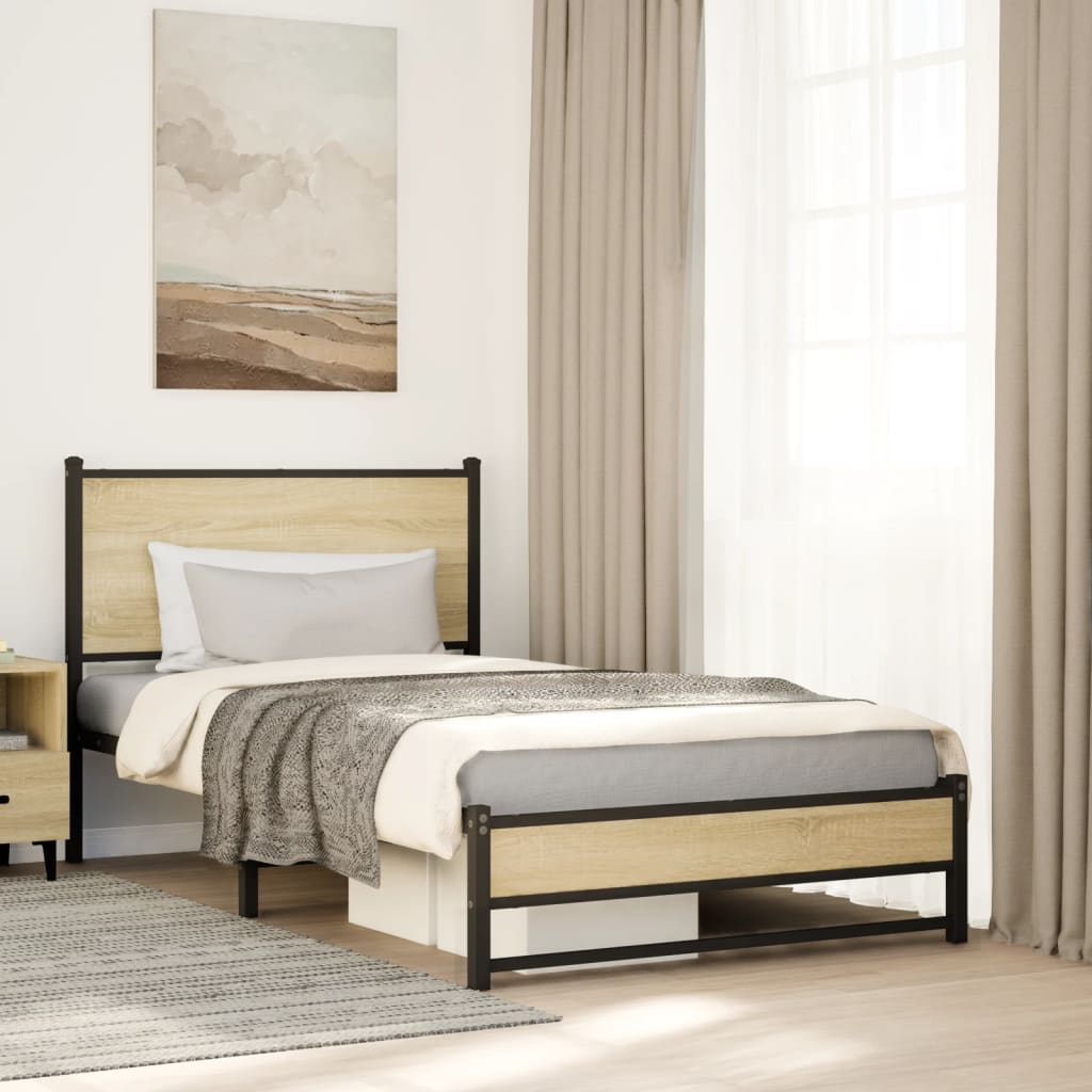 Metalseng uden madras Sonoma eg 107x203 cm