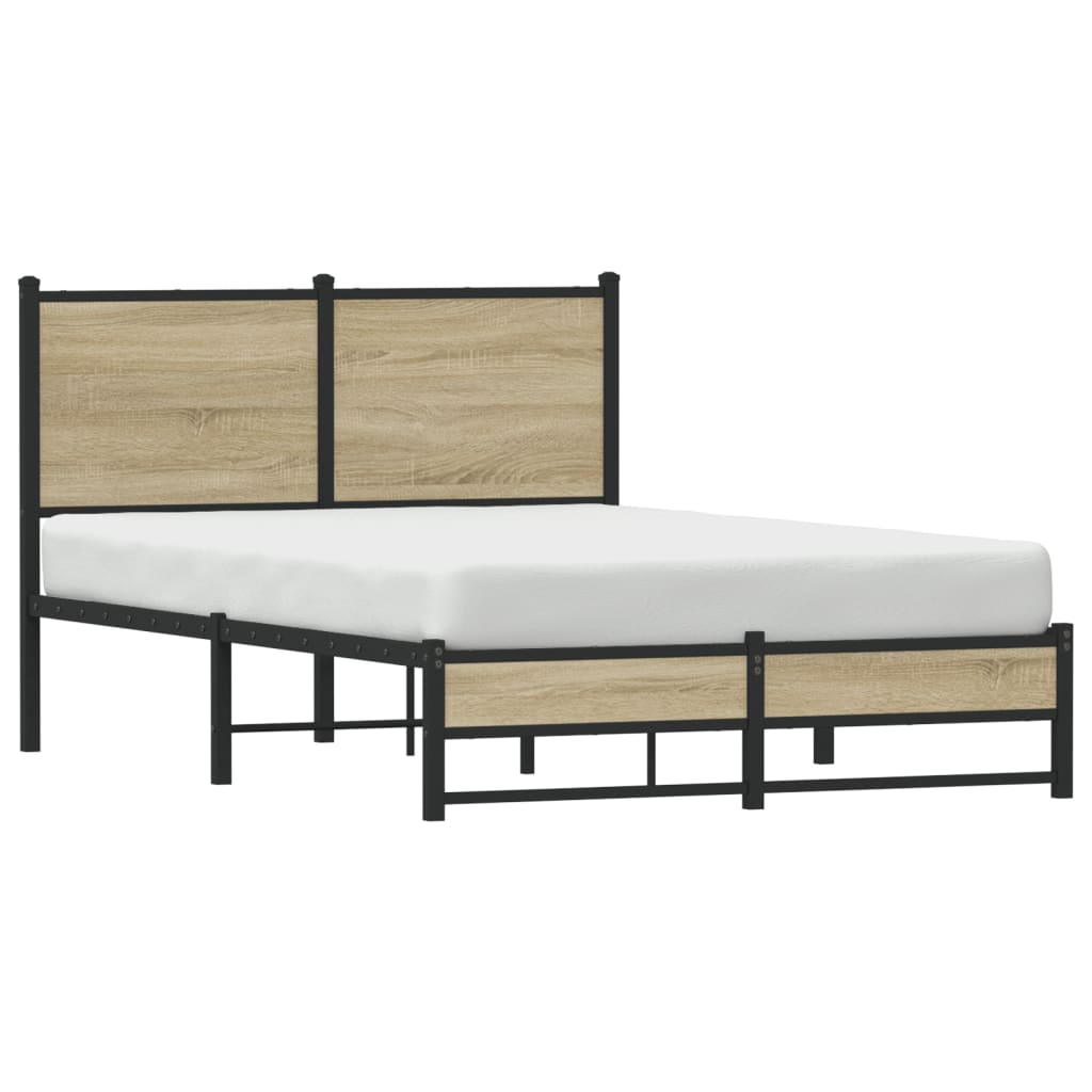 Metalseng uden madras Sonoma eg 120x190 cm