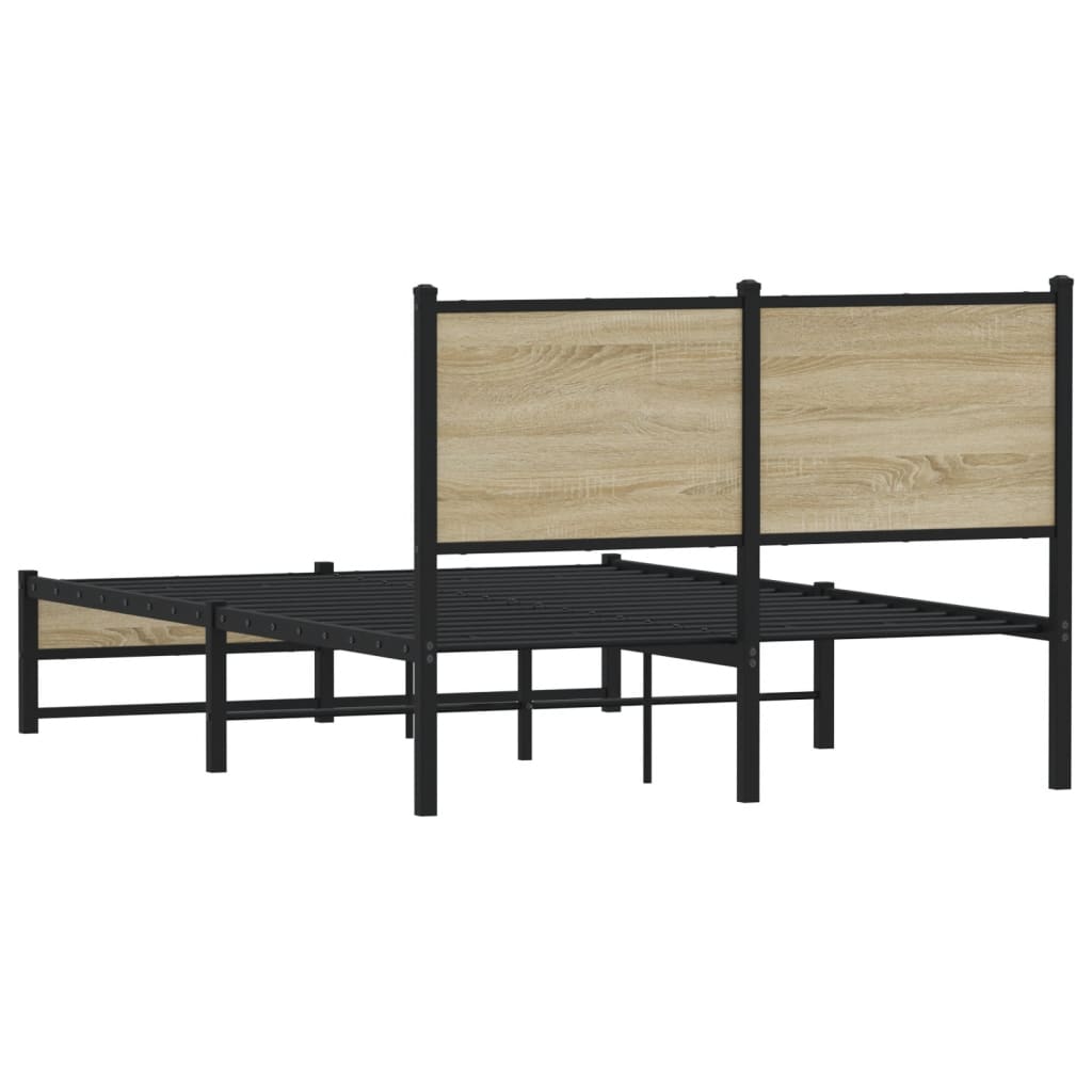 Metalseng uden madras Sonoma eg 120x190 cm
