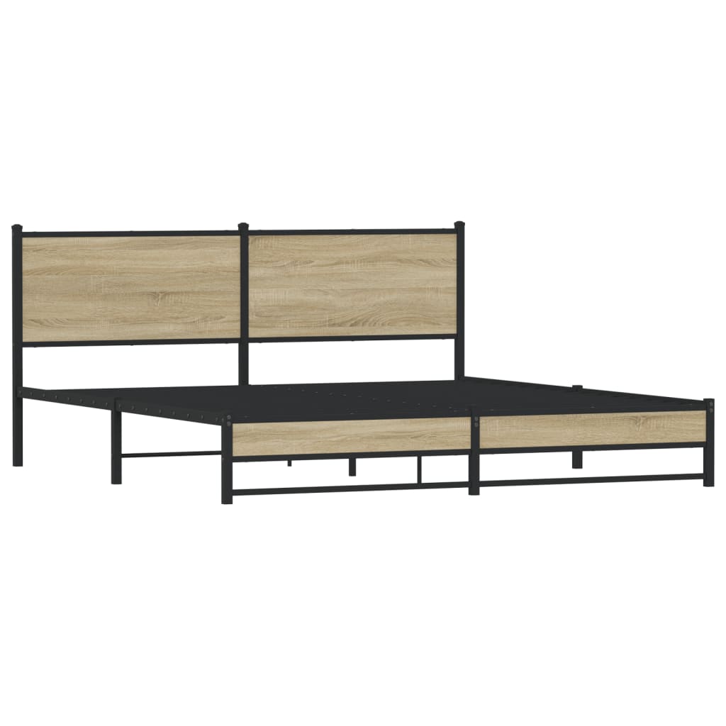 Metalseng uden madras Sonoma eg 160x200 cm