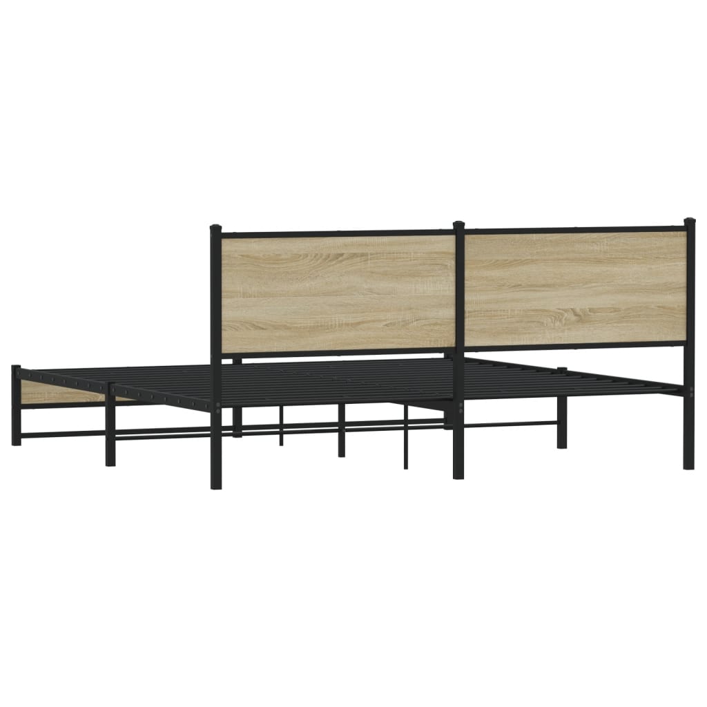 Metalseng uden madras Sonoma eg 160x200 cm