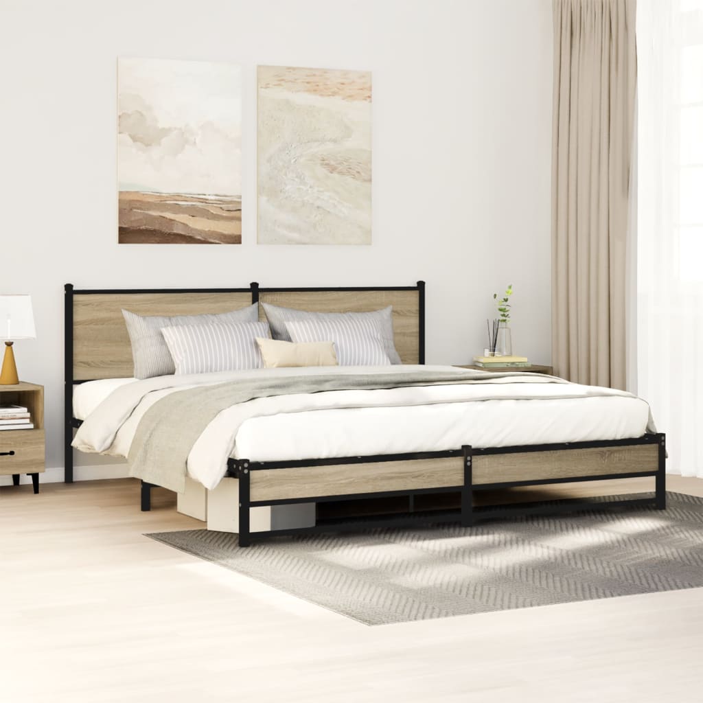 Metalseng uden madras Sonoma eg 160x200 cm