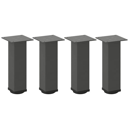 Couchtischbeine 4 Stk. Anthrazit 42-44 cm Stahl