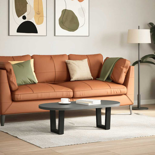 Couchtischbeine V-Form 2 Stück Schwarz 30x(30-31,3) cm Stahl