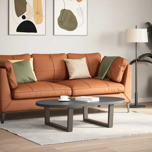 Couchtischbeine V-Form 2 Stück Naturstahl 70x(30-31,3) cm Stahl