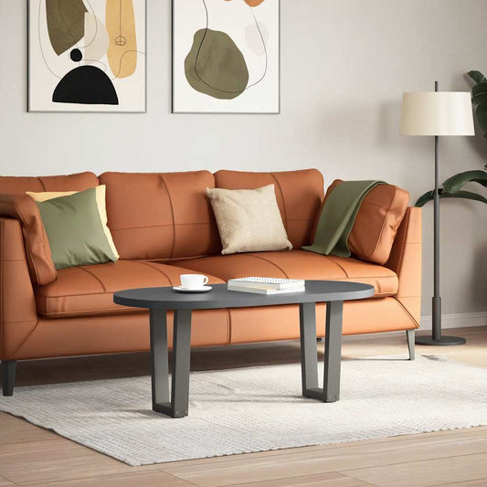 Couchtischbeine V-Form 2 Stück Anthrazit 38x(42-43,3) cm Stahl