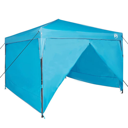 Pop-up Pavillon Zelt Blau 300 x 300 cm Stoff
