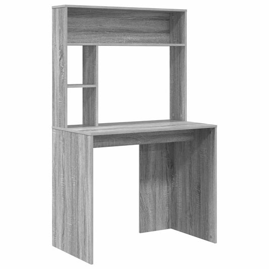 Schreibtisch Graues Sonoma 91 x 50 x 149 cm Holzwerkstoff