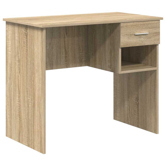 Schreibtisch Sonoma-Eiche 90 x 49 x 75 cm Holzwerkstoff