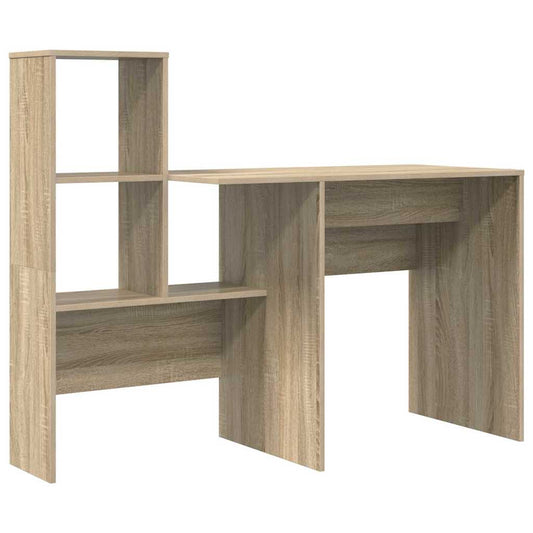 Schreibtisch Sonoma-Eiche 131,5 x 50 x 106,5 cm Holzwerkstoff
