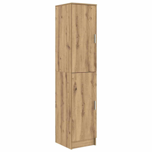 Highboard Eiche handwerklich 35 x 39 x 168 cm Holzwerkstoff