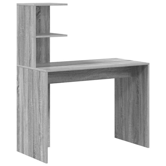 Schreibtisch Graues Sonoma 102 x 50 x 124 cm Holzwerkstoff