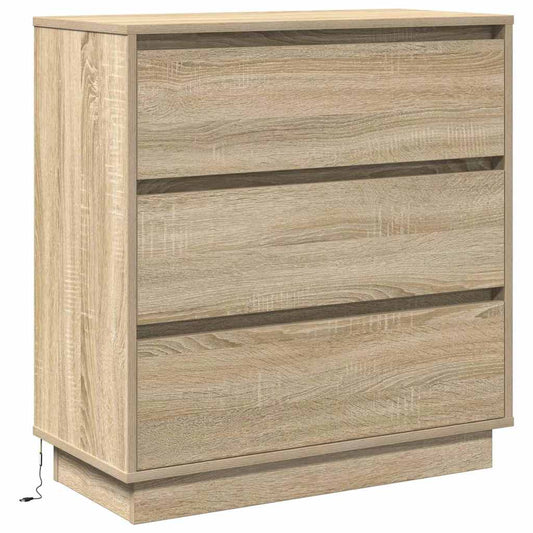 Nachttisch Sonoma-Eiche 71 x 34,5 x 75 cm Holzwerkstoff