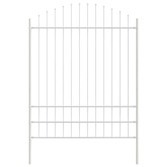 Gartenzaun Weiß 170 x 200 cm