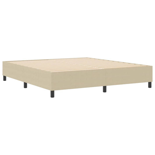 Boxspringbett Grau-Grün 180 x 200 cm Cordstoff