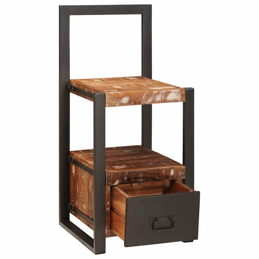 Ankleidehaken Mehrfarbig 40 x 40 x 90 cm Massivholz Altholz